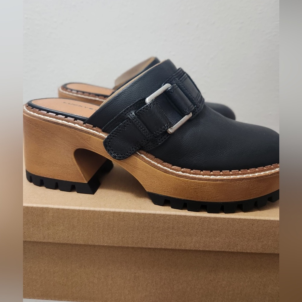 ***LUCKY BRAND***Rishona Clog Size: 6 Color: Black - Picture 9 of 12
